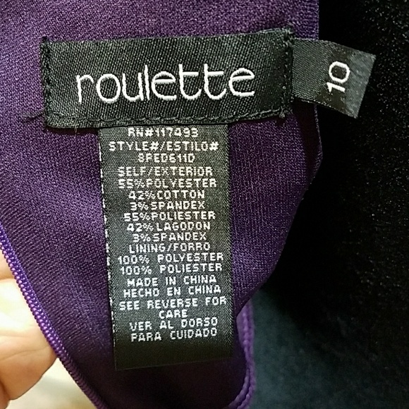 Roulette Purple Dress - Picture 4 of 5